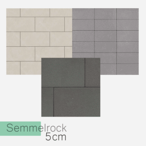 Płyty tarasowe Semmelrock Asti Natura 60x30x5 cm – kolory Platino, Bello i Sombra, gładka powierzchnia monocolor