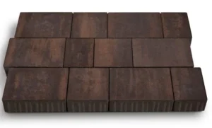 Kostka brukowa Semmelrock Lundo Marrone – brązowo-rdzawy melanż bez fazy