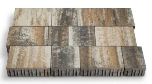 Kostka brukowa Semmelrock Lundo Milo – jasny melanż beżu i szarości bez fazy